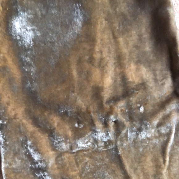 Bohemian Double faced, tailored, Velvet, chiffon Shawl Decorated w/Black Beads - Picture 11 of 16